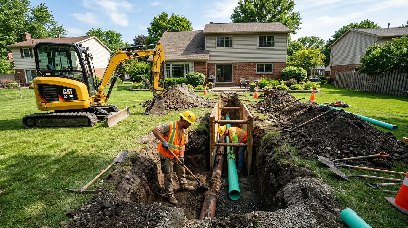 Sewer Line Replacement in Oak Bluffs, MA